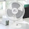 Proaira 16-inch Oscillating Table Fan w/Adjustable Tilt, 3 Speed Control, White DF16W - alternate 3